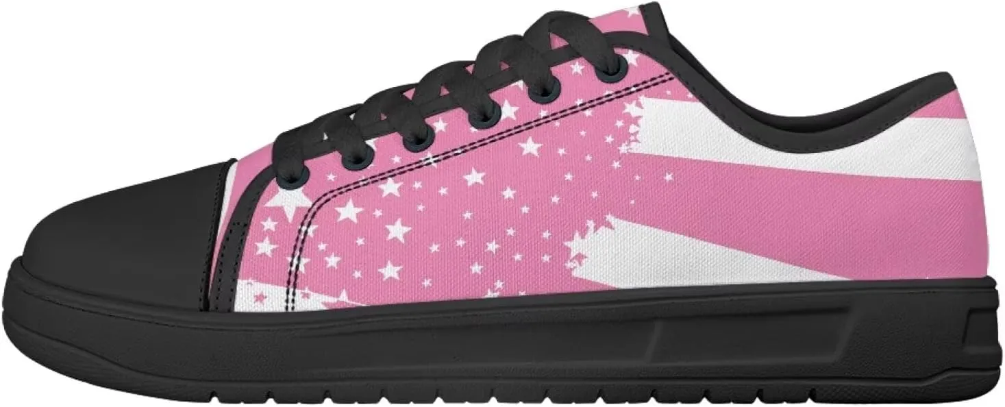 Canvas Shoes for Women Platform Sneakers Slip on Lace-up Walking Flats Outdoor Lightweight Tennis Shoe