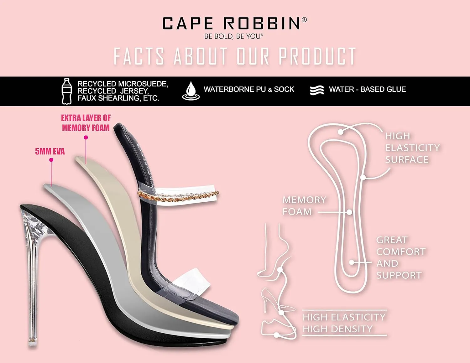 Cape Robbin Ines Sexy Stiletto Sculpted High Heels Booties for Women, Pointed Toe Ankle Booties with Gold Studs