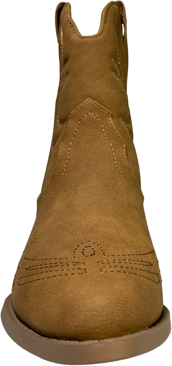 Chariot & Co -Susan- Womens Cowboy Cowgirl Western Ankle Booties Pointed Toe Boots