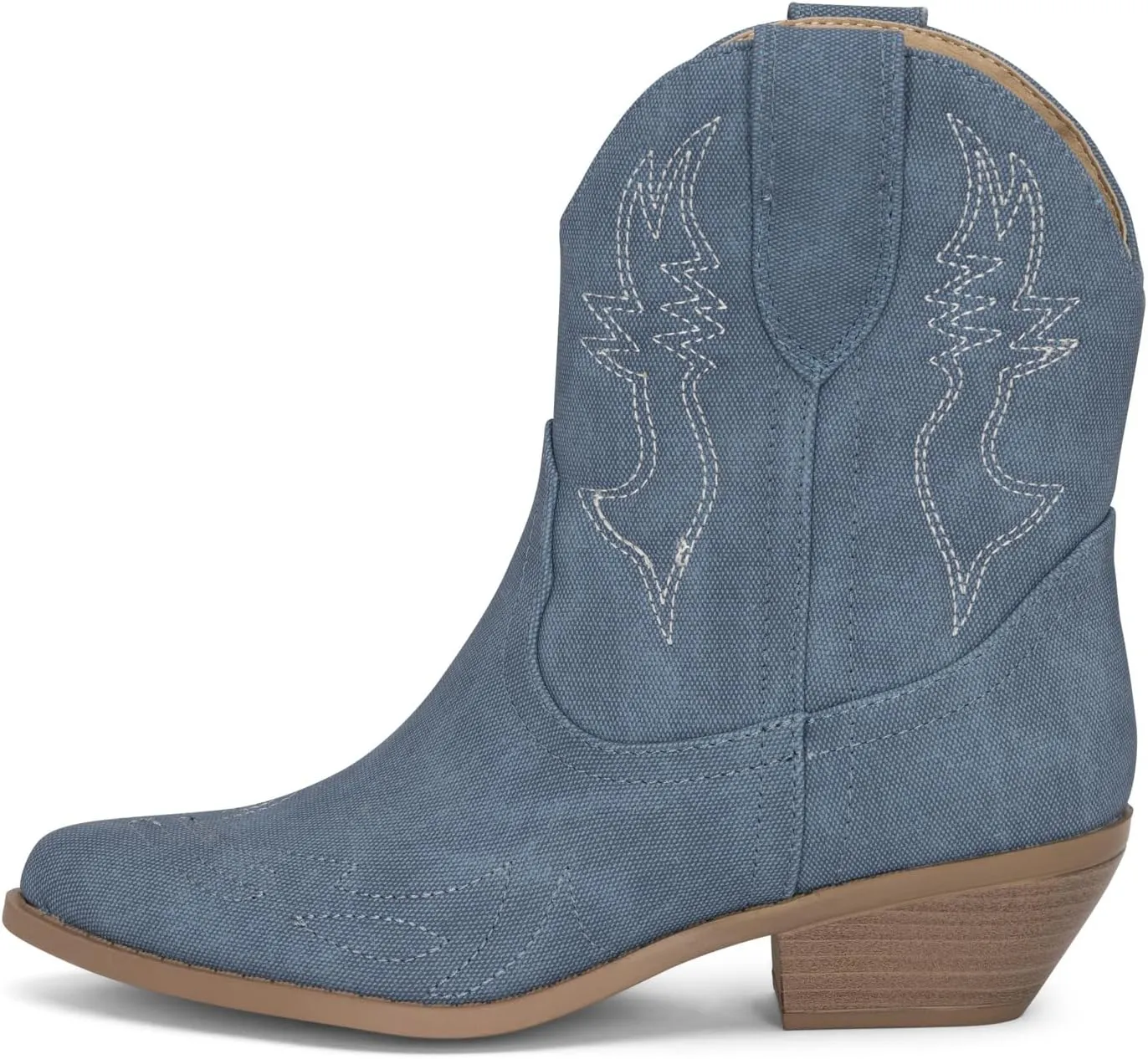 Chariot & Co -Susan- Womens Cowboy Cowgirl Western Ankle Booties Pointed Toe Boots