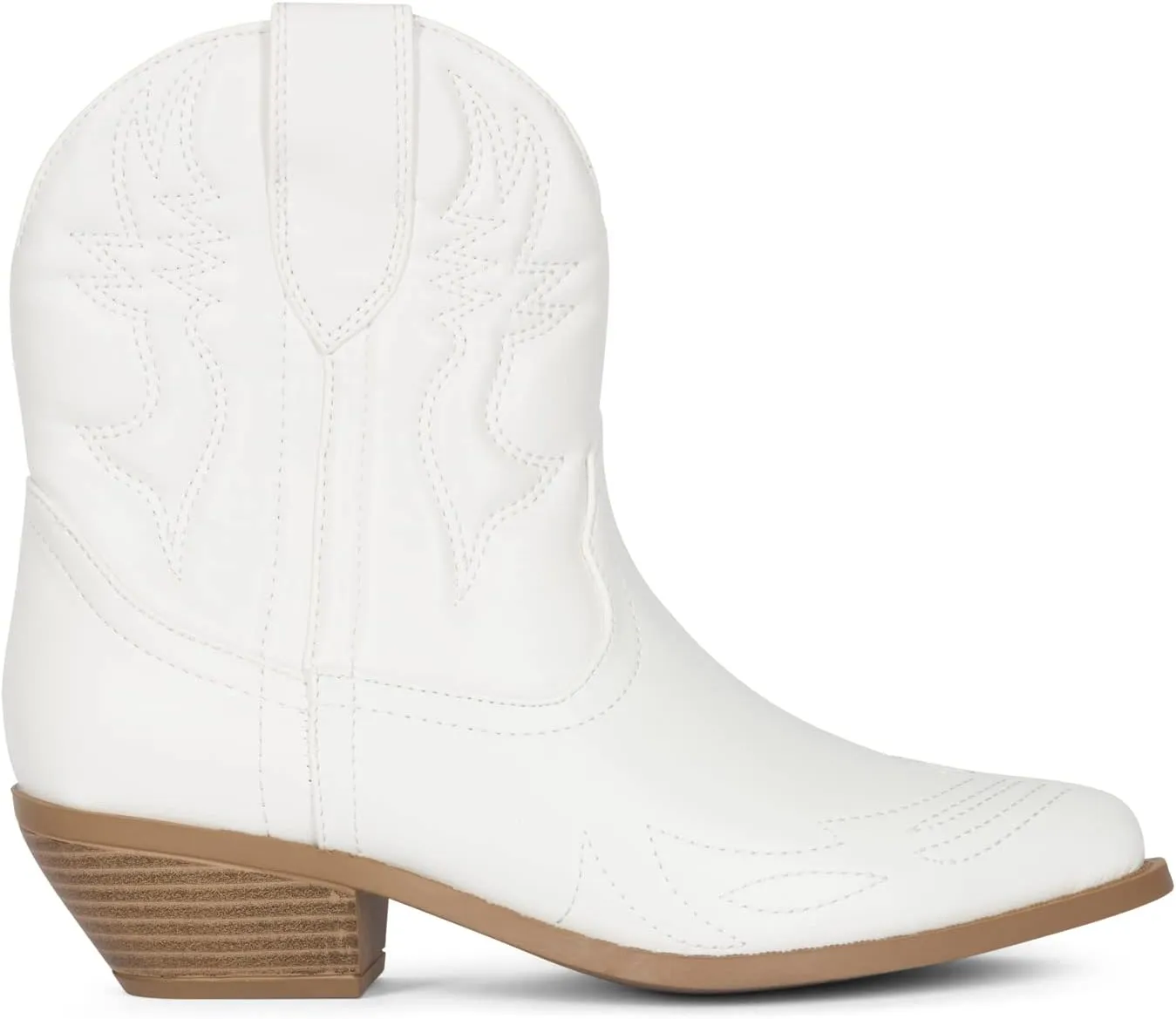 Chariot & Co -Susan- Womens Cowboy Cowgirl Western Ankle Booties Pointed Toe Boots