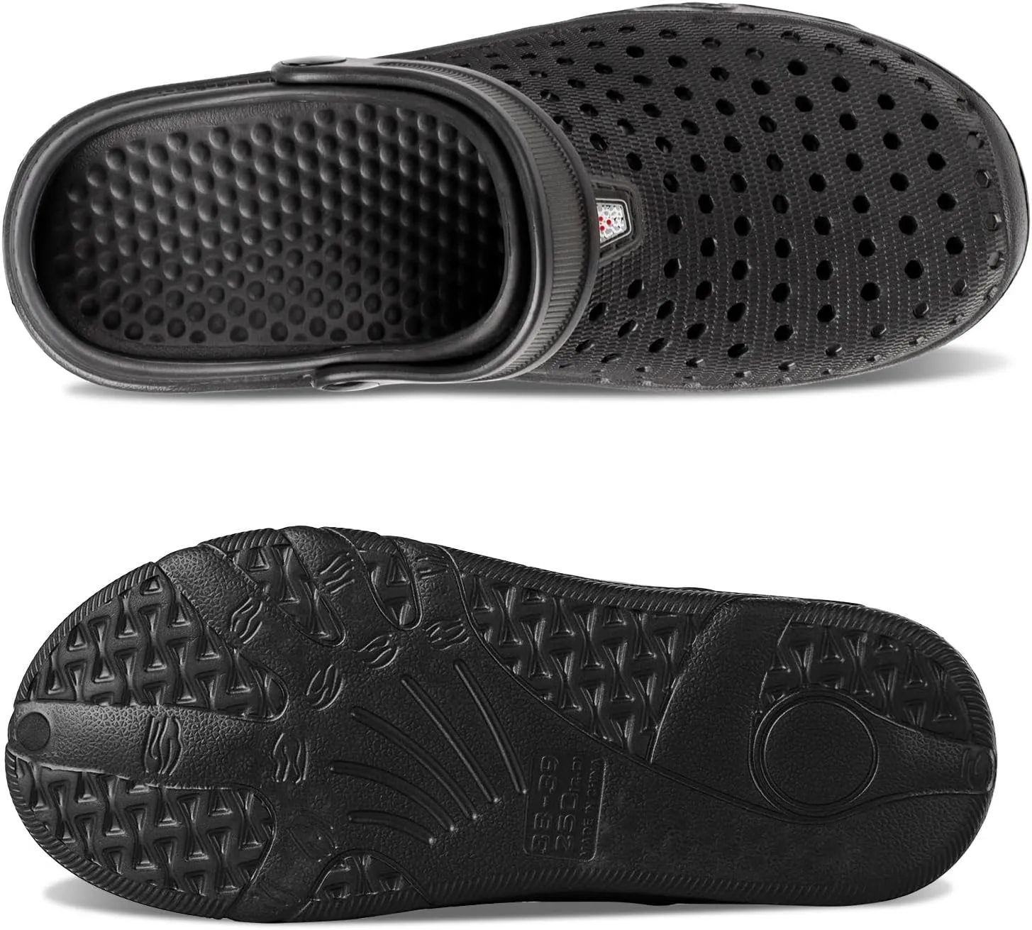 clapzovr Unisex Garden Clogs Shoes with Straps Ultralight, Shower Shoes Clogs for Women Men, Slippers Sandals Beach Shoes