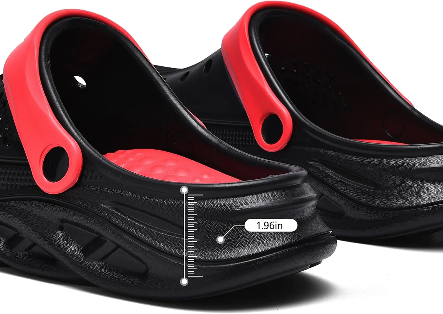 clootess Arch Support Garden Clogs Orthopedic Shoes for Women and Men Sandals Pillow Recovery Fasciitis Feet Insoles