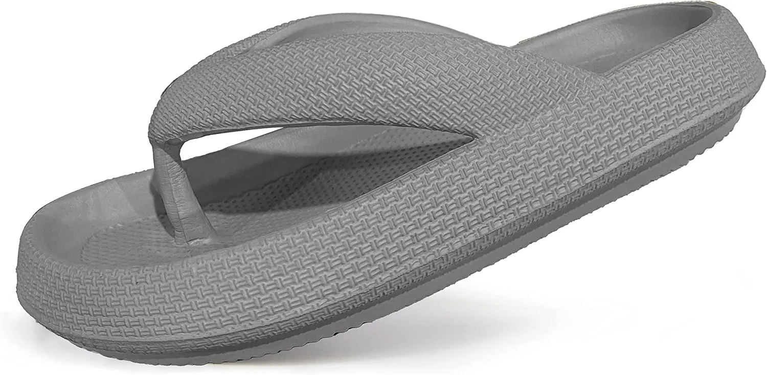 Cloud Flip Flops for Men Women Orthotic Lightweight Beach Slides Pillow Soft Slides Sandals Cushion Beach Flip Flops EVA Comfy Bath Spa Walking Sandals Pool Thong Slippers