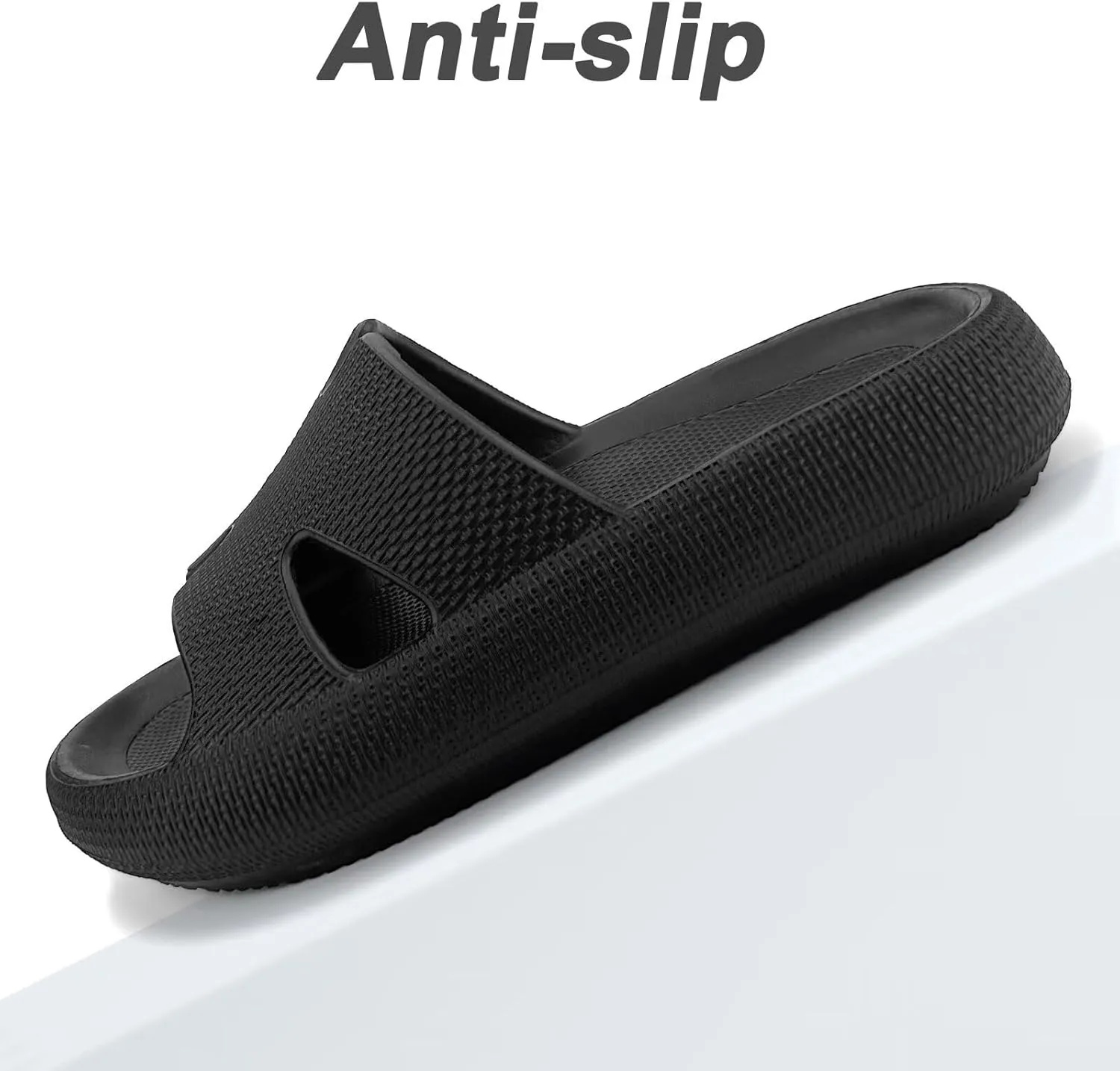 Cloud Pillow Recovery Slides for Women,Womens H-starp Platform Comfortable Memory Foam Arch Support Sandals,Waterproof EVA Cushioned Cushion Slippers for Beach Shower Bathroom Pool