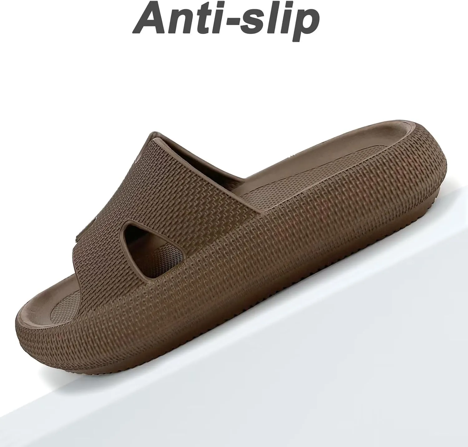 Cloud Pillow Recovery Slides for Women,Womens H-starp Platform Comfortable Memory Foam Arch Support Sandals,Waterproof EVA Cushioned Cushion Slippers for Beach Shower Bathroom Pool