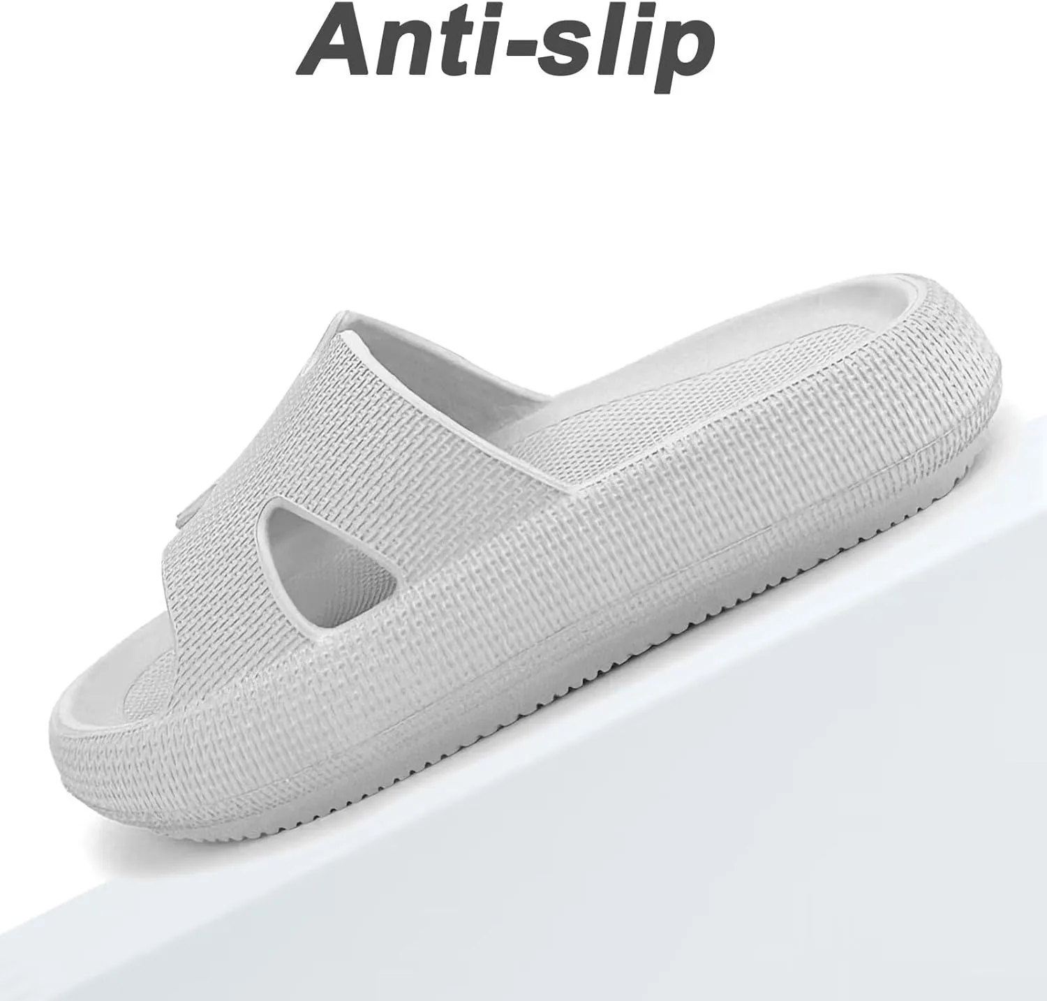 Cloud Pillow Recovery Slides for Women,Womens H-starp Platform Comfortable Memory Foam Arch Support Sandals,Waterproof EVA Cushioned Cushion Slippers for Beach Shower Bathroom Pool