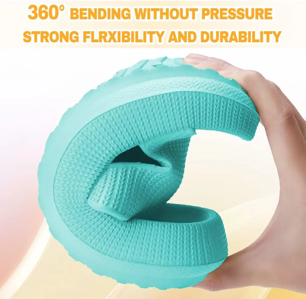 Cloud Slides for Kids, Girls Boys Pillow Slippers Shower Bathroom, Comfort Non-Slip Thick Sole Slippers Summer Beach Shoes for Little Kid/Big Kid