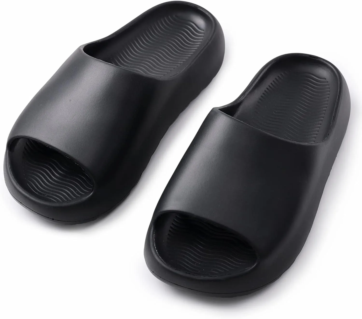 Cloud Slides for Women Men Kids, Pillow Slippers Comfy Non-Slip Soft Waterproof Bathroom Shower Shoes, Cushioned Thick Sole Sandals for Indoor and Outdoor