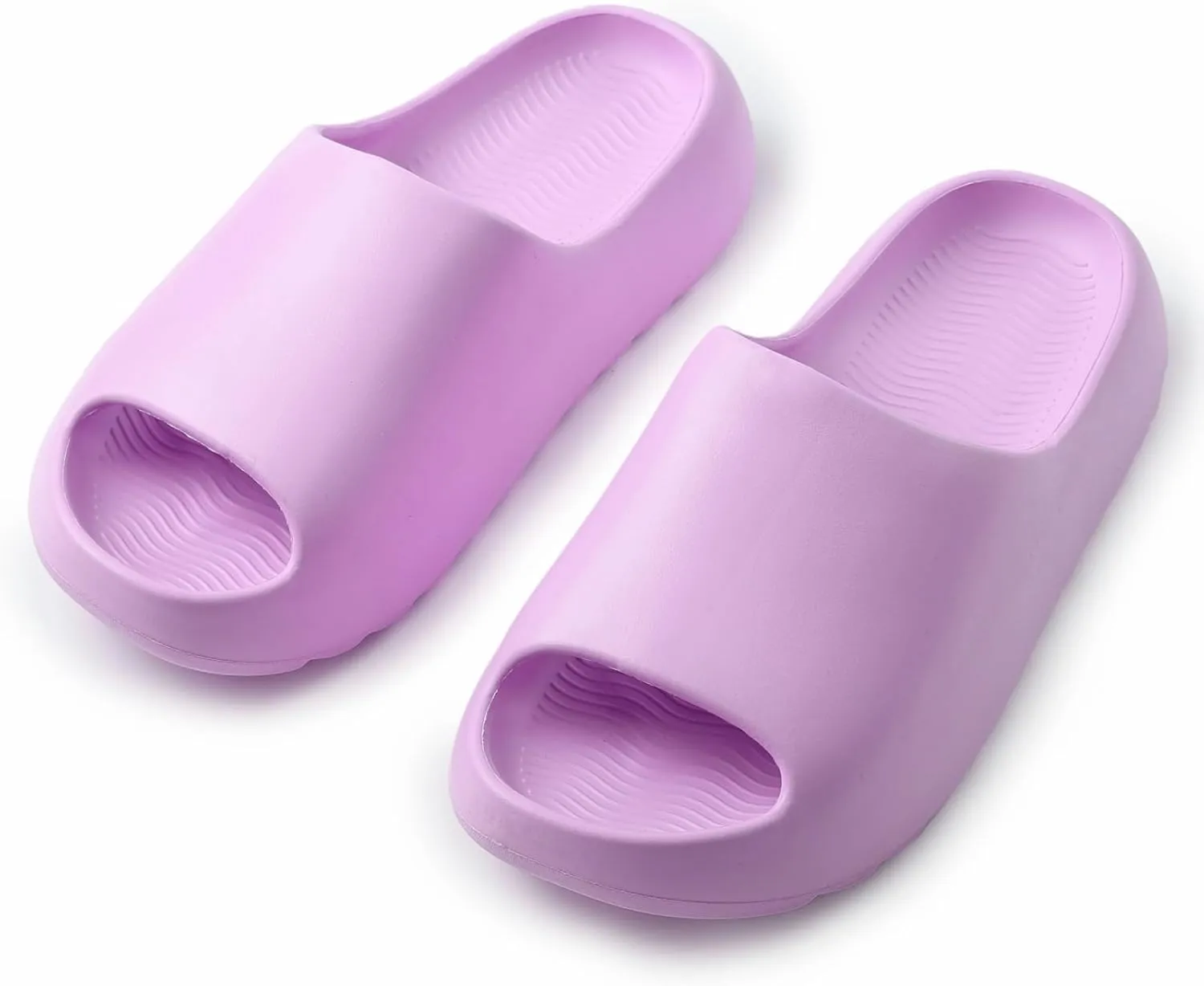 Cloud Slides for Women Men Kids, Pillow Slippers Comfy Non-Slip Soft Waterproof Bathroom Shower Shoes, Cushioned Thick Sole Sandals for Indoor and Outdoor