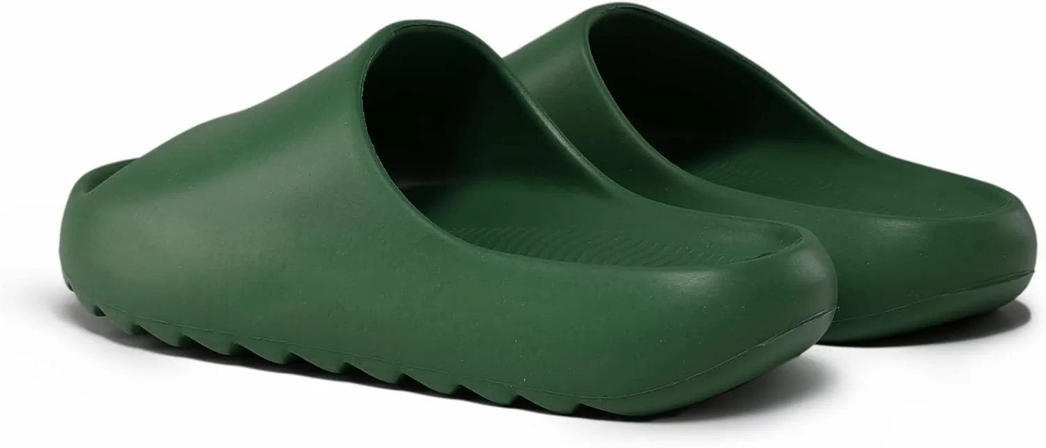 Cloud Slides for Women Men Kids, Pillow Slippers Comfy Non-Slip Soft Waterproof Bathroom Shower Shoes, Cushioned Thick Sole Sandals for Indoor and Outdoor