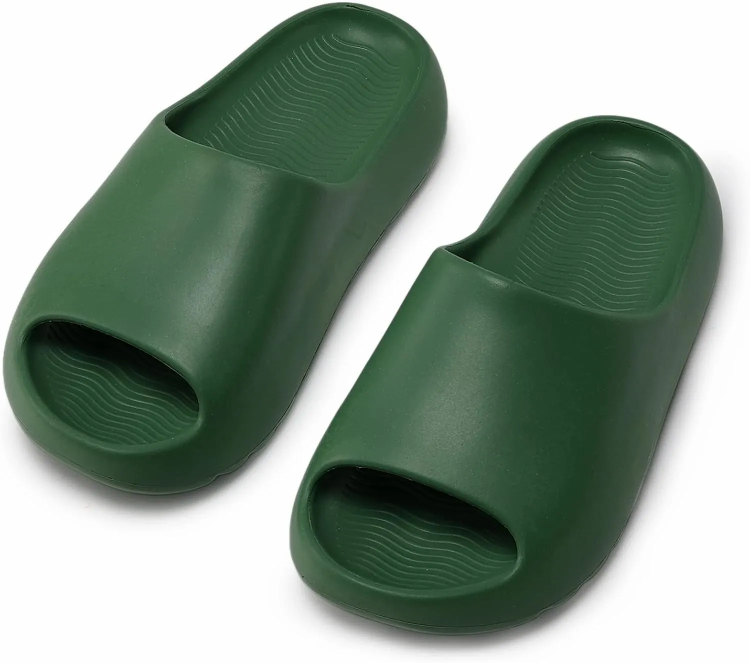 Cloud Slides for Women Men Kids, Pillow Slippers Comfy Non-Slip Soft Waterproof Bathroom Shower Shoes, Cushioned Thick Sole Sandals for Indoor and Outdoor