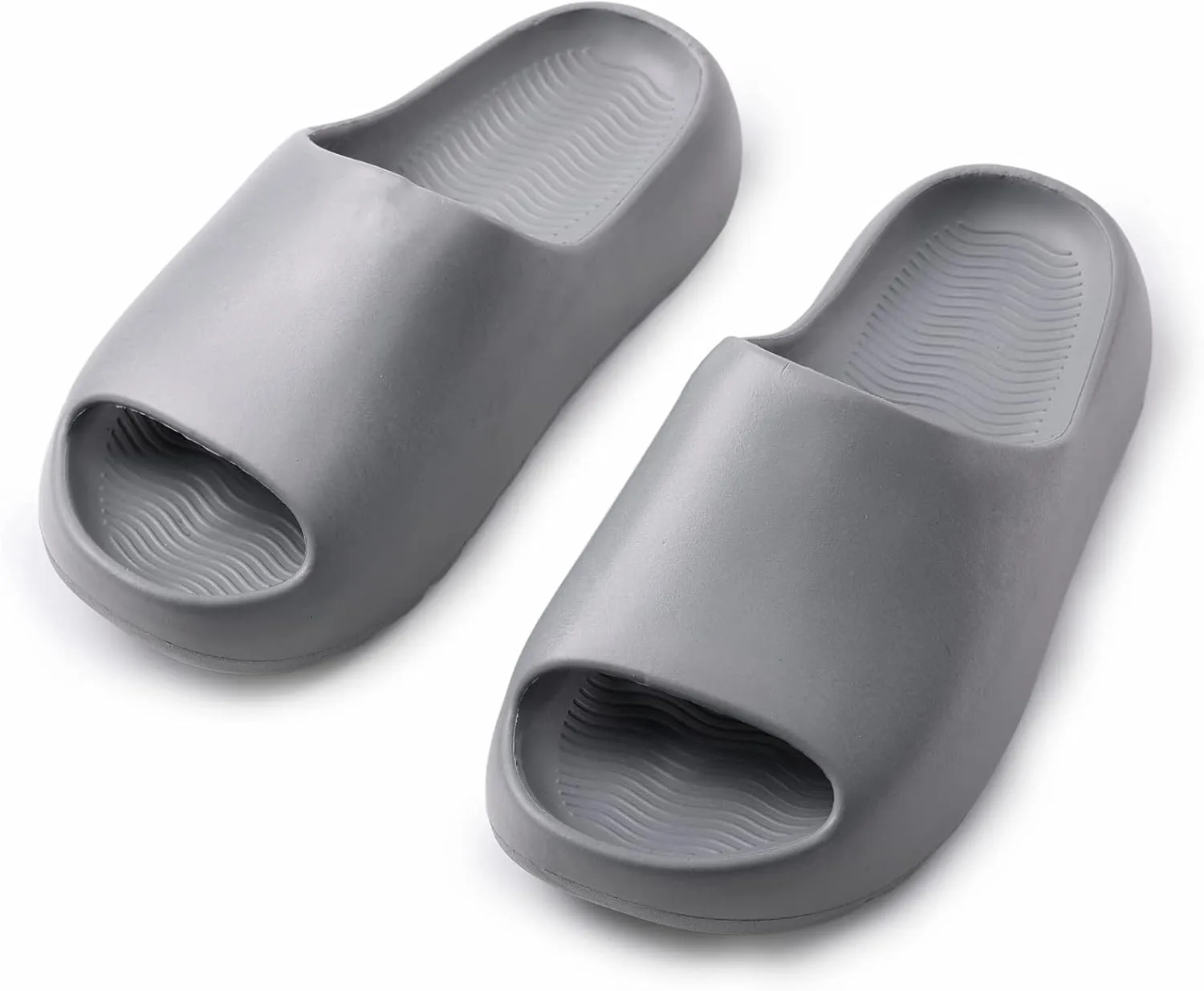 Cloud Slides for Women Men Kids, Pillow Slippers Comfy Non-Slip Soft Waterproof Bathroom Shower Shoes, Cushioned Thick Sole Sandals for Indoor and Outdoor