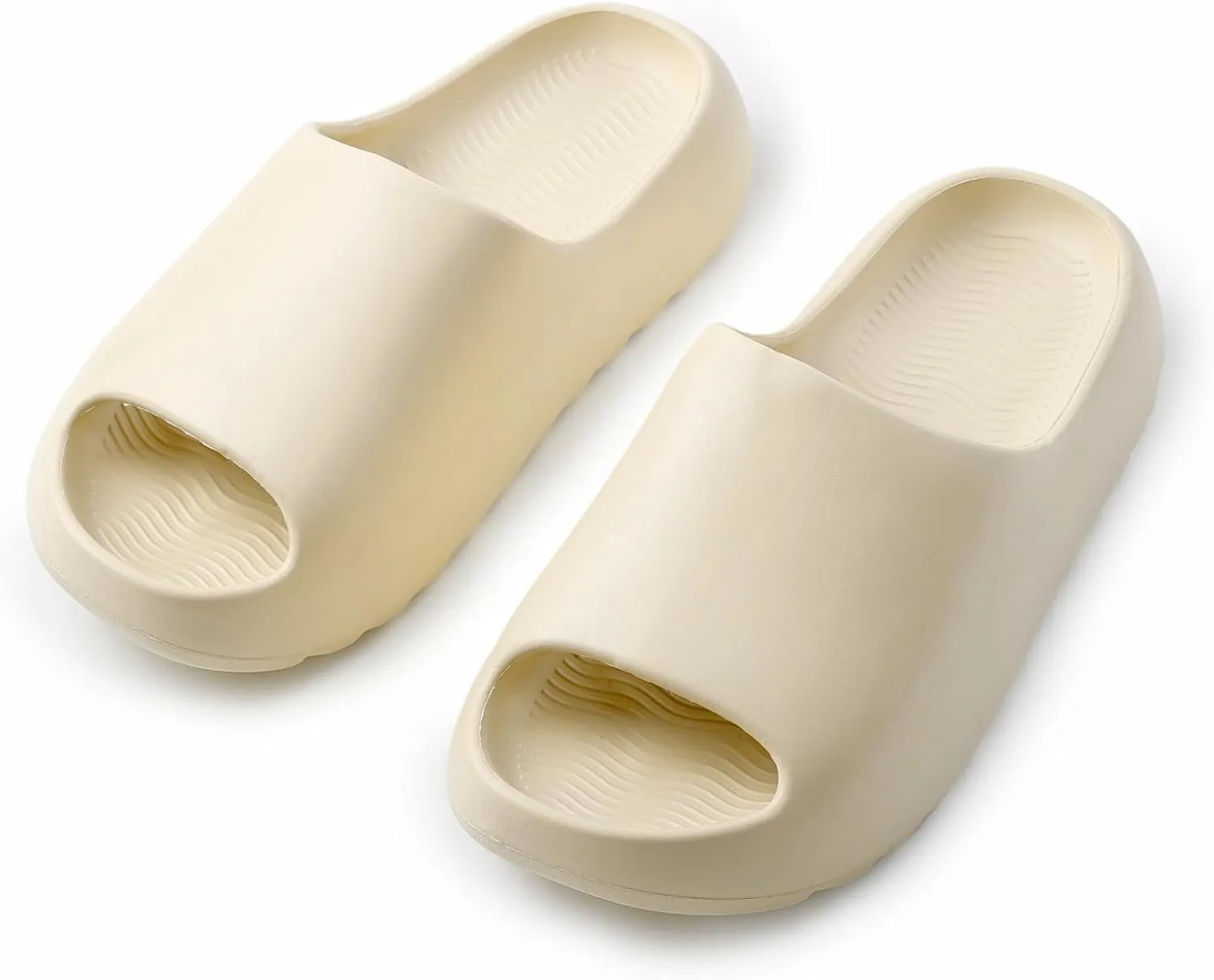 Cloud Slides for Women Men Kids, Pillow Slippers Comfy Non-Slip Soft Waterproof Bathroom Shower Shoes, Cushioned Thick Sole Sandals for Indoor and Outdoor