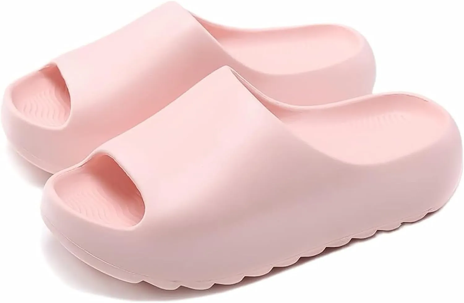 Cloud Slides for Women Men Kids,Unisex EVA Soft Recovery Slides,Thick Sole Open Toe Toddler Boys Girls Beach Slippers Shower Shoes Outdoor&Indoor House Slippers