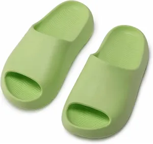 Cloud Slides for Women Men Kids,Unisex EVA Soft Recovery Slides,Thick Sole Open Toe Toddler Boys Girls Beach Slippers Shower Shoes Outdoor&Indoor House Slippers