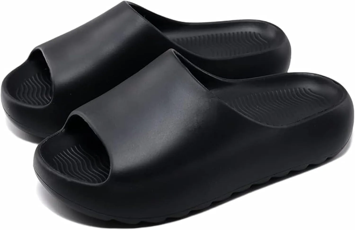 Cloud Slides for Women Men Kids,Unisex EVA Soft Recovery Slides,Thick Sole Open Toe Toddler Boys Girls Beach Slippers Shower Shoes Outdoor&Indoor House Slippers