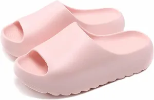Cloud Slides for Women Men Kids,Unisex EVA Soft Recovery Slides,Thick Sole Open Toe Toddler Boys Girls Beach Slippers Shower Shoes Outdoor&Indoor House Slippers