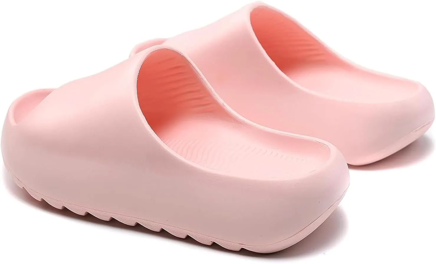 Cloud Slides for Women Men Kids,Unisex EVA Soft Recovery Slides,Thick Sole Open Toe Toddler Boys Girls Beach Slippers Shower Shoes Outdoor&Indoor House Slippers