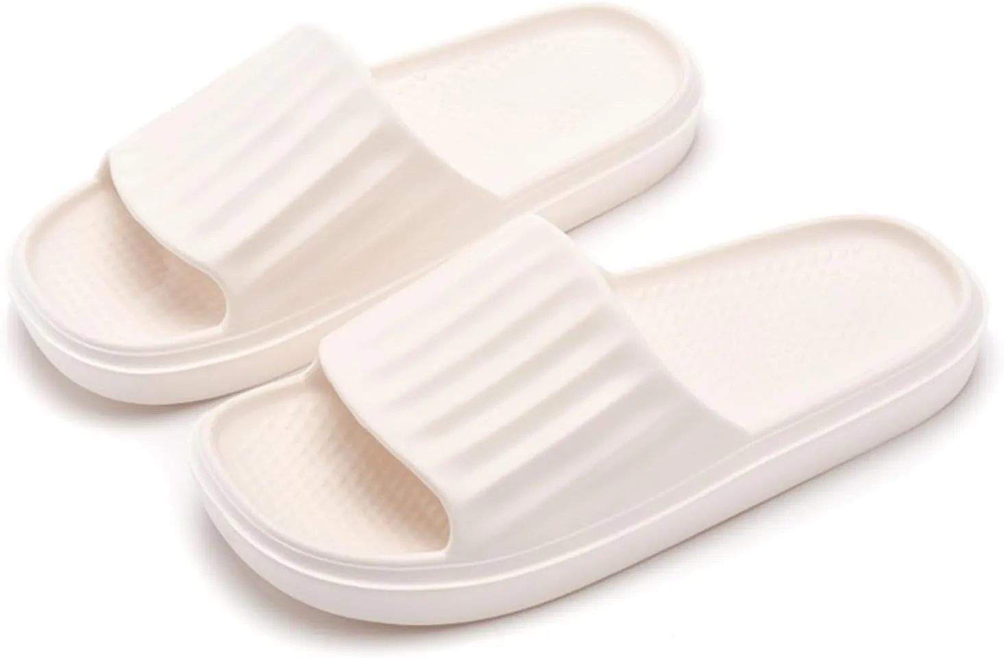 Cloud Slides for Women Men Pillow Slippers Non-Slip Shower Bath Platform Foam Sandals for Indoor Outdoor House