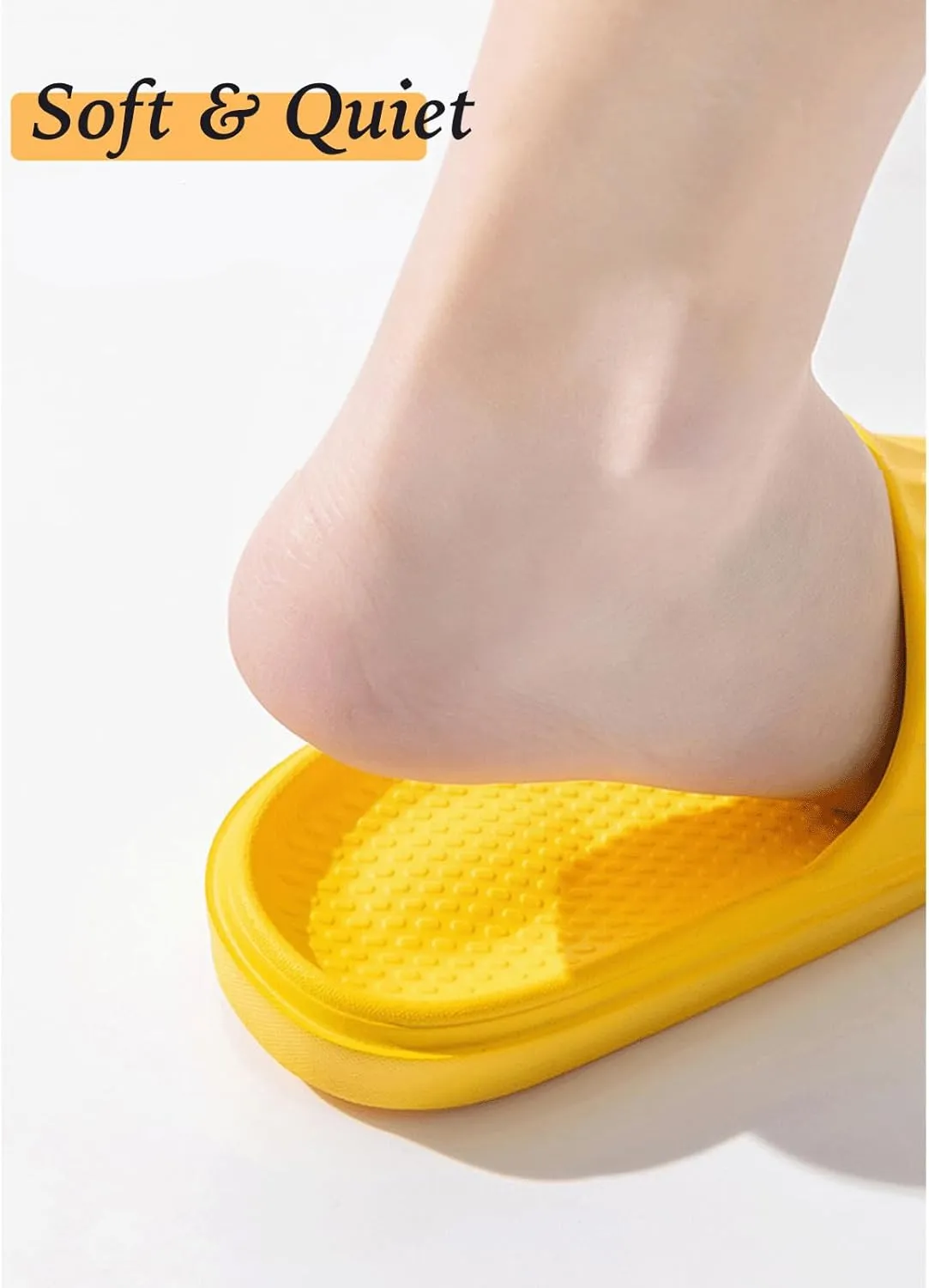 Cloud Slides for Women Men Pillow Slippers Non-Slip Shower Bath Platform Foam Sandals for Indoor Outdoor House