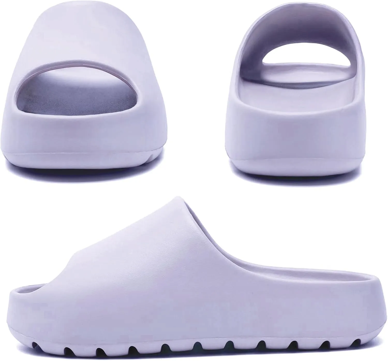Cloud Slides for Women Men, Recovery Womens Pillow Slides,EVA Anti-Slip shower shoes,Thick Sole Open Toe Garden Shoes,men's sandals,mens slippers for Indoor and Outdoor Size