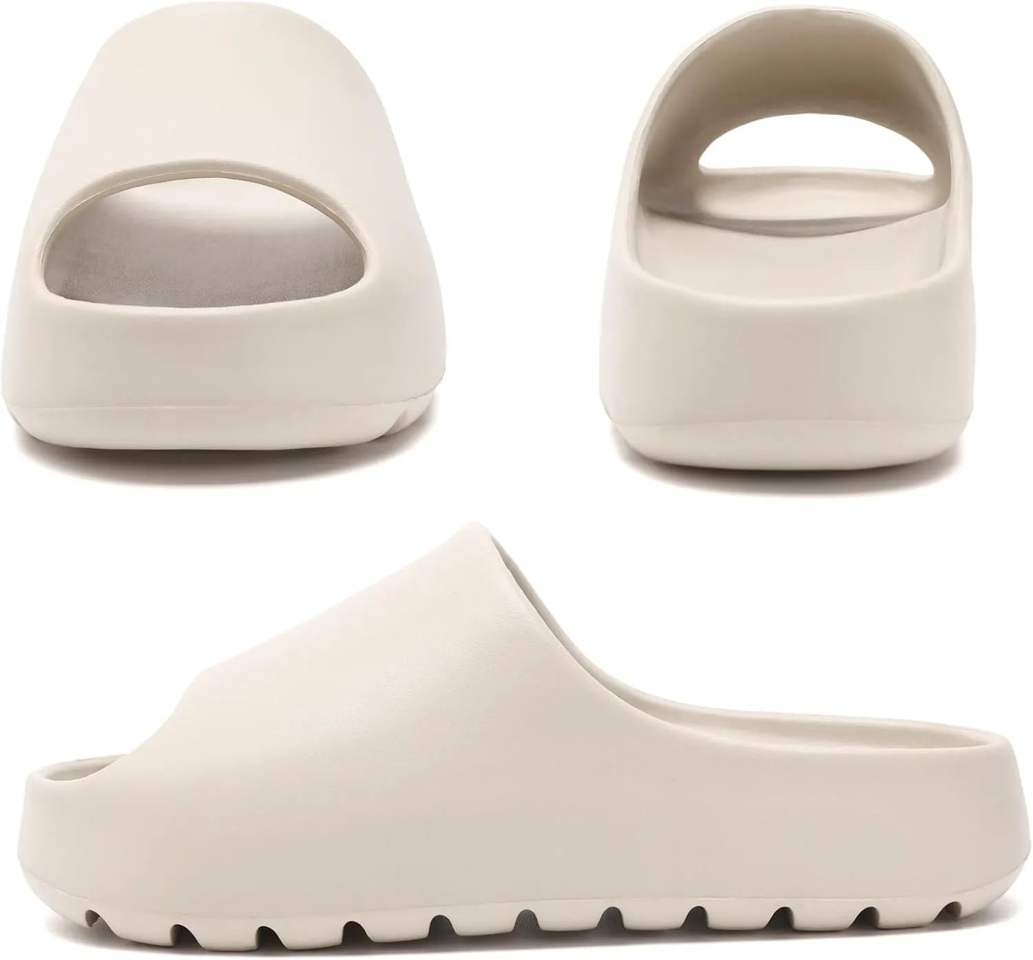 Cloud Slides for Women Men, Recovery Womens Pillow Slides,EVA Anti-Slip shower shoes,Thick Sole Open Toe Garden Shoes,men's sandals,mens slippers for Indoor and Outdoor Size