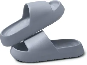 Cloud Slides for Women Men Thick Sole Pillow Slippers Non-Slip Shower Bath Platform Foam Sandals for Indoor Outdoor House