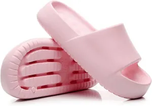 Cloud Slides for Women Men Thick Sole Pillow Slippers Non-Slip Shower Bath Platform Foam Sandals for Indoor Outdoor House