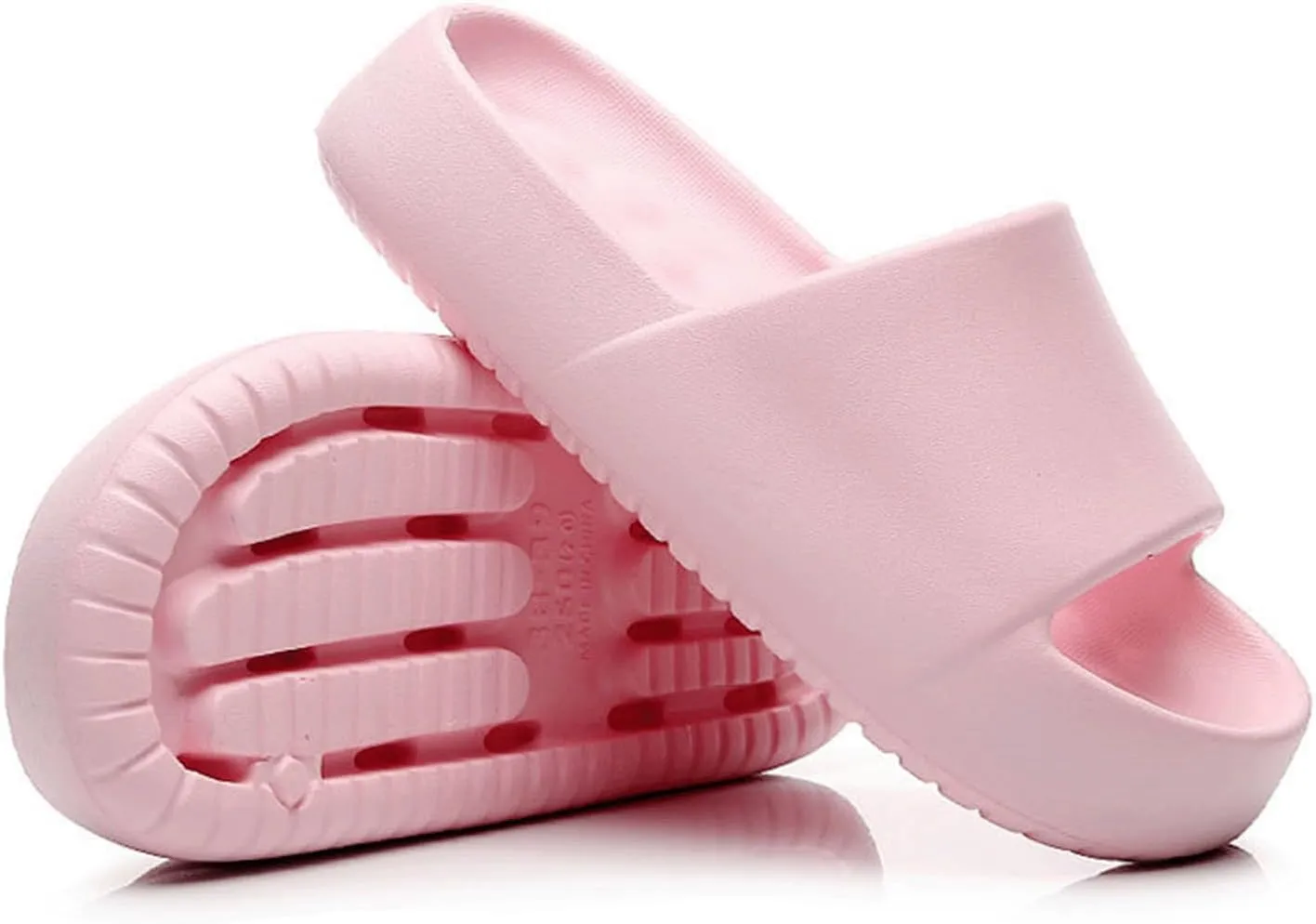 Cloud Slides for Women Men Thick Sole Pillow Slippers Non-Slip Shower Bath Platform Foam Sandals for Indoor Outdoor House