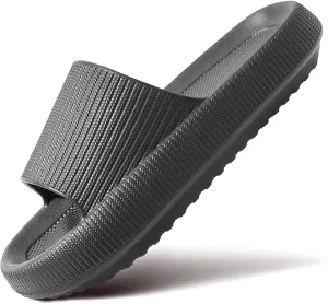 Cloud Slippers for Women and Men Pillow Slippers Non-Slip Shower Slides Bathroom Sandals | Super Comfy | Cushion Thick Sole