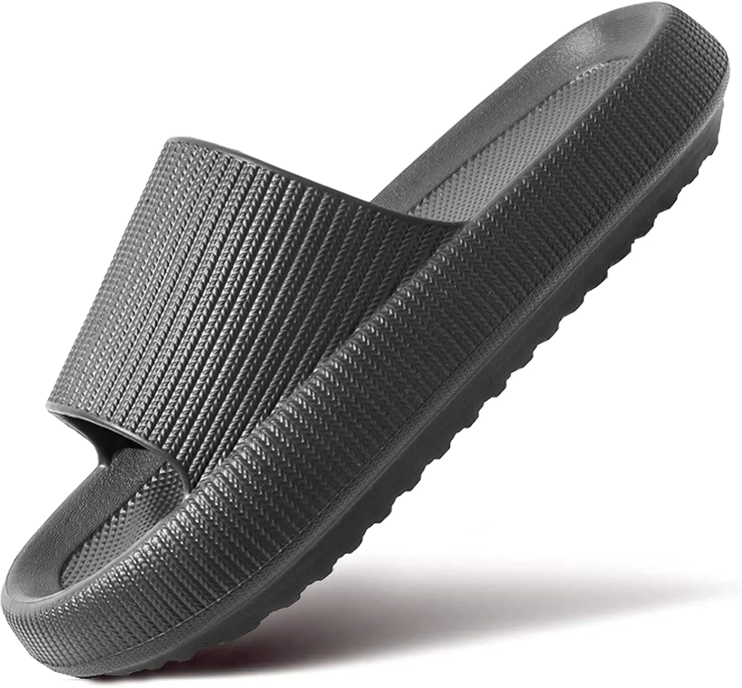 Cloud Slippers for Women and Men Pillow Slippers Non-Slip Shower Slides Bathroom Sandals | Super Comfy | Cushion Thick Sole
