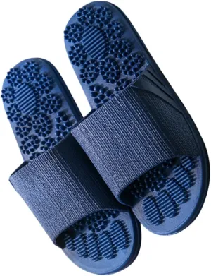 Comfortable Foot Massage Sandals Plastic Slippers Indoor Outdoor Dark Size 40-41
