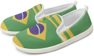 Comfy Womens Flats Shoes Flag Print Casual Shoes for Women Slip On Shoes