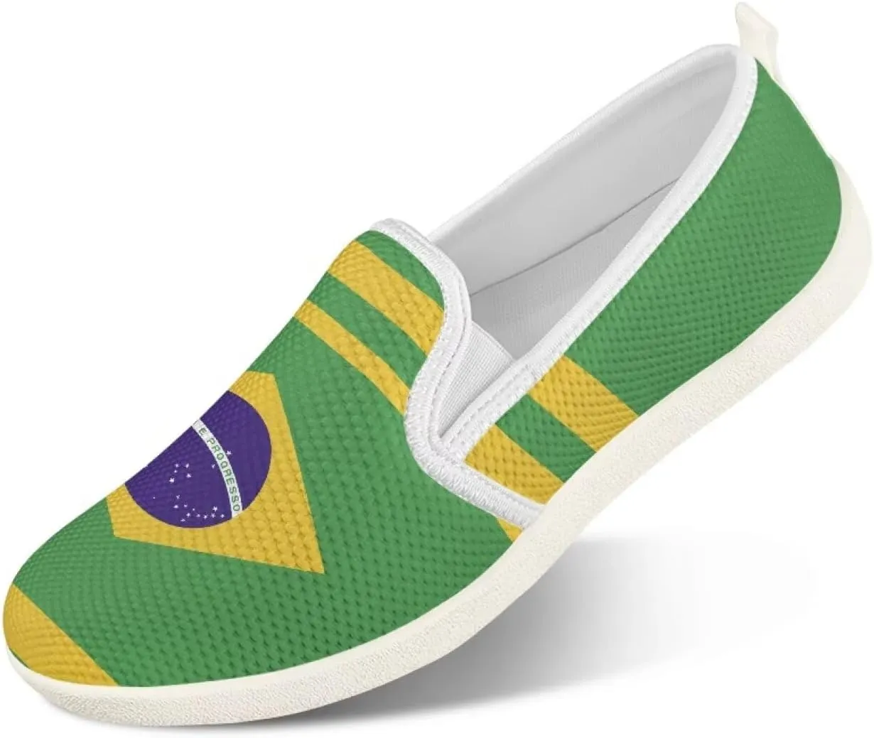 Comfy Womens Flats Shoes Flag Print Casual Shoes for Women Slip On Shoes