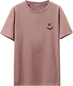 COZYEASE Men's Slogan Letter Graphic Print Tee Tops Casual Round Neck Short Sleeve Summer T Shirts