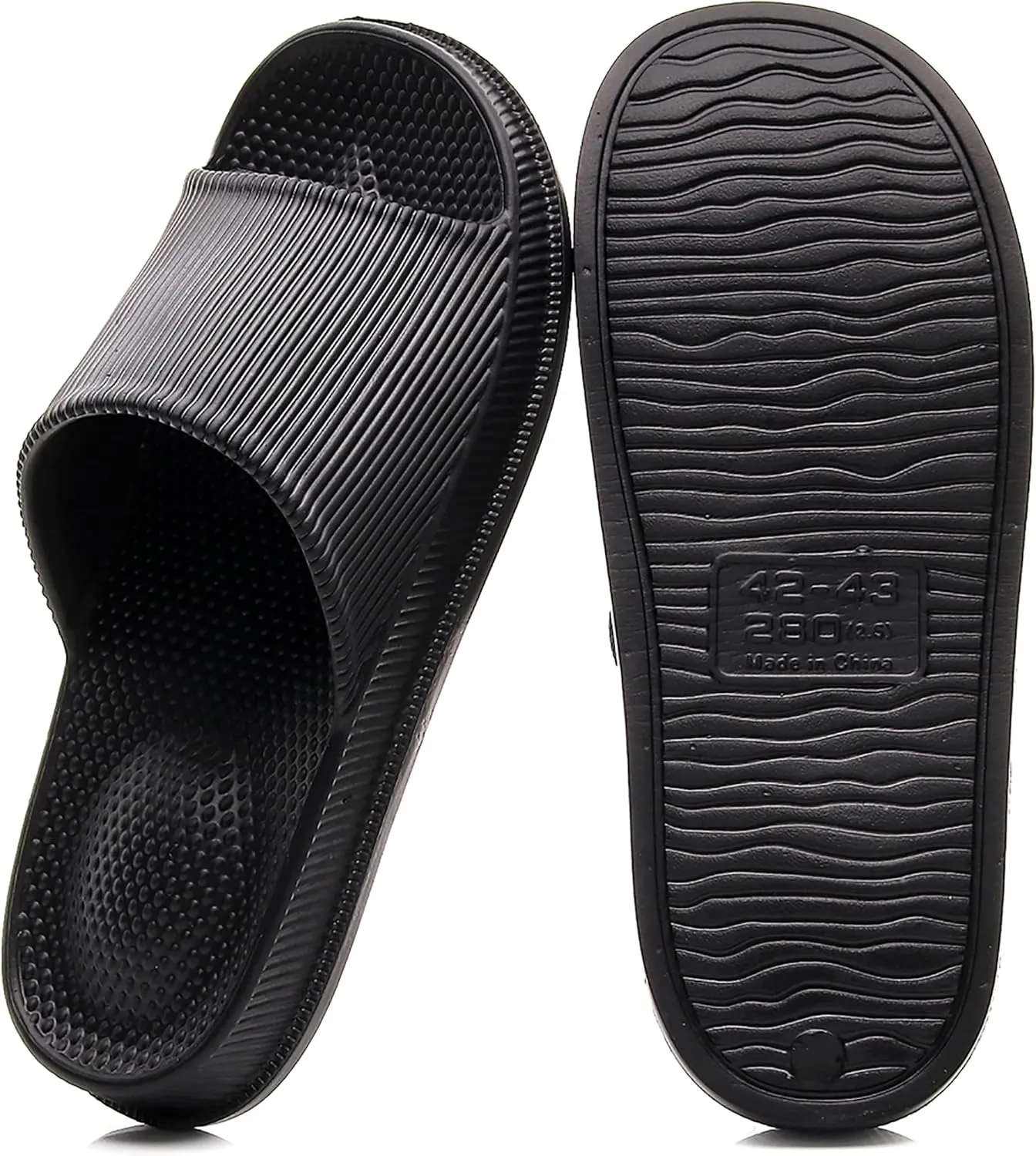 Crazy Lady Cloud Slippers for Women and Men Indoor & Outdoor Pillow Slippers Non Slip Quick Drying Shower Slides Bathroom Sandals Light Weight EVA Platform Environmental Friendly Casual Shoes