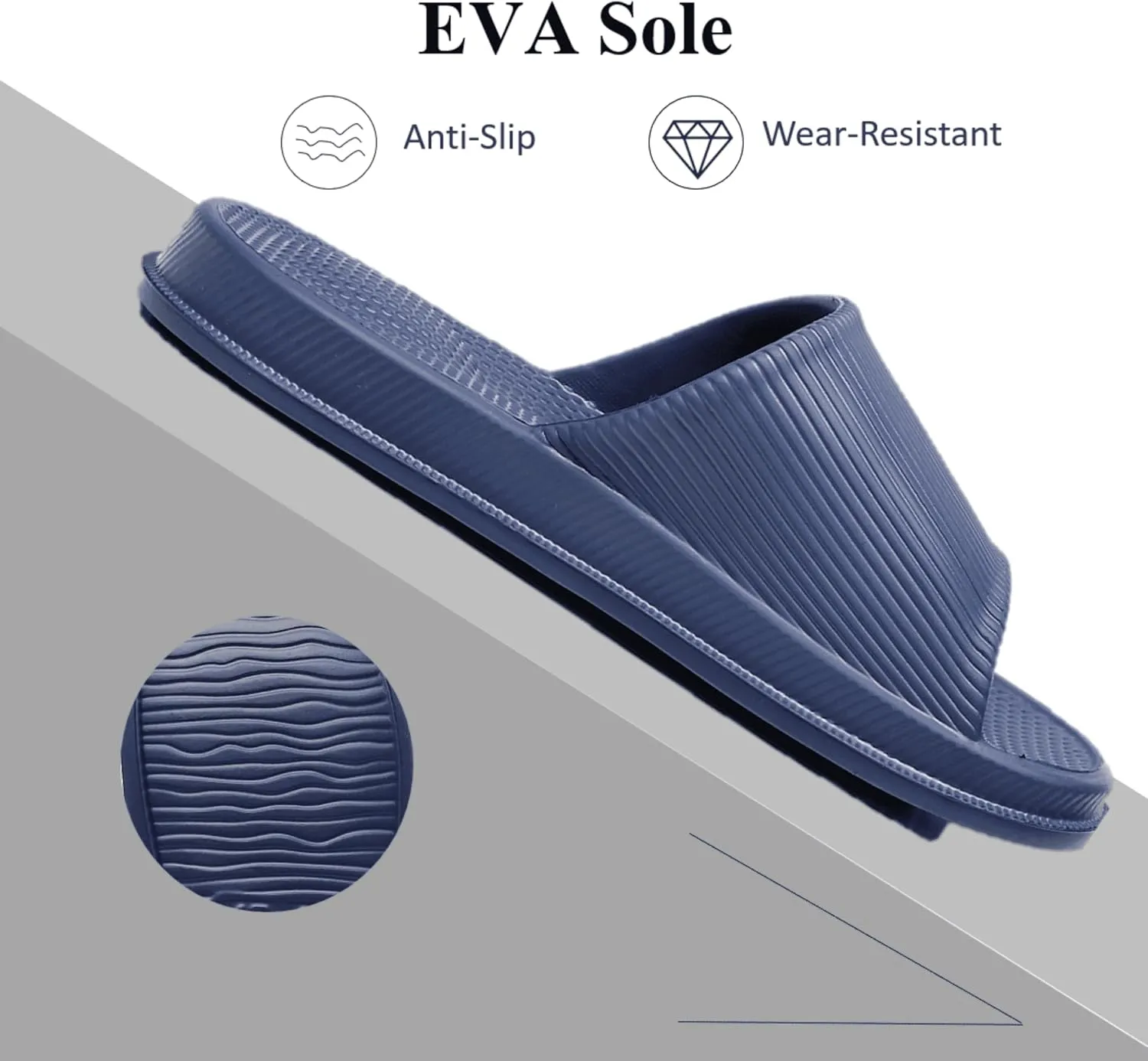 Crazy Lady Cloud Slippers for Women and Men Indoor & Outdoor Pillow Slippers Non Slip Quick Drying Shower Slides Bathroom Sandals Light Weight EVA Platform Environmental Friendly Casual Shoes