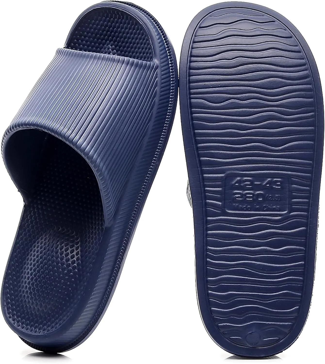 Crazy Lady Cloud Slippers for Women and Men Indoor & Outdoor Pillow Slippers Non Slip Quick Drying Shower Slides Bathroom Sandals Light Weight EVA Platform Environmental Friendly Casual Shoes