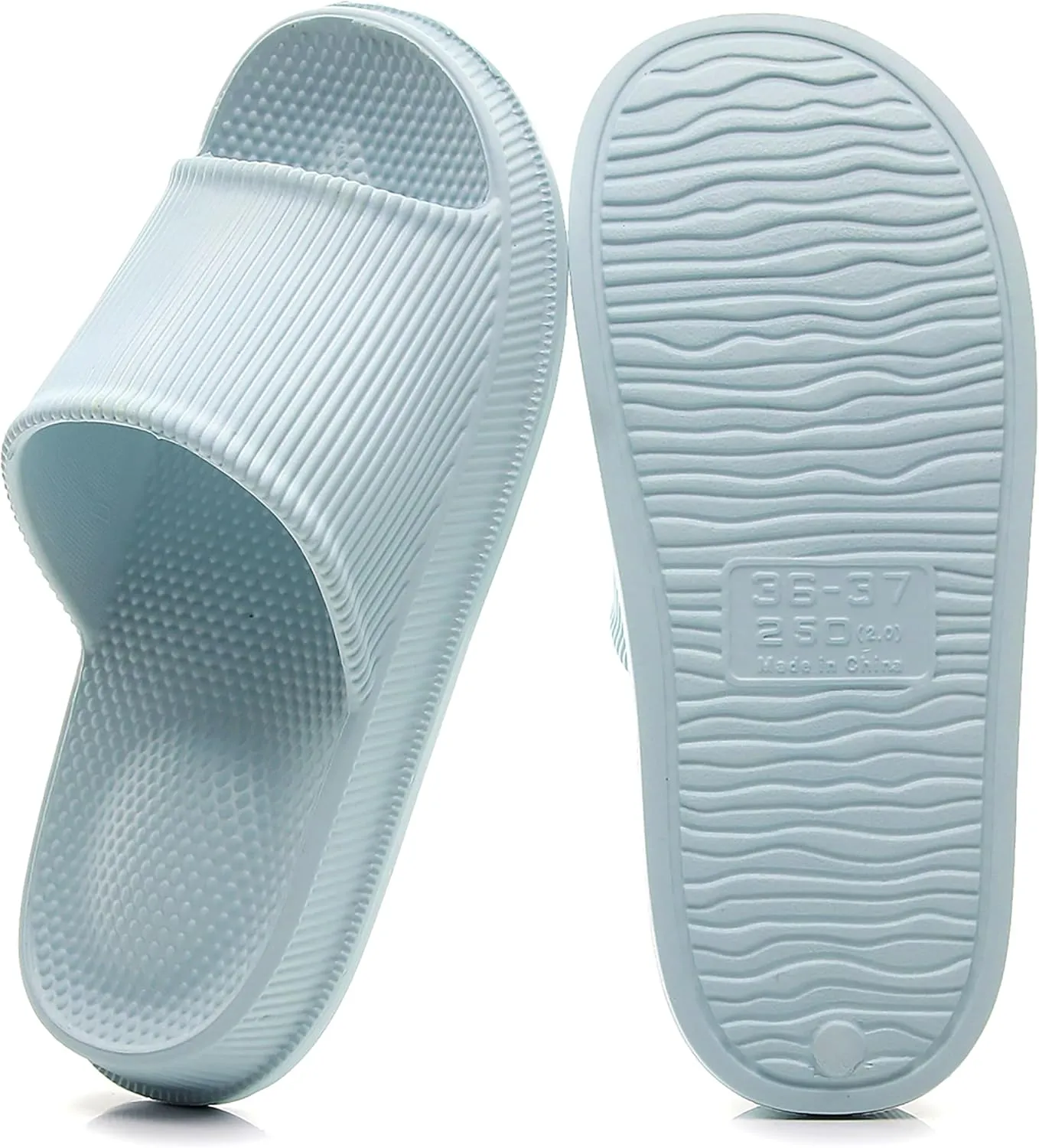 Crazy Lady Cloud Slippers for Women and Men Indoor & Outdoor Pillow Slippers Non Slip Quick Drying Shower Slides Bathroom Sandals Light Weight EVA Platform Environmental Friendly Casual Shoes