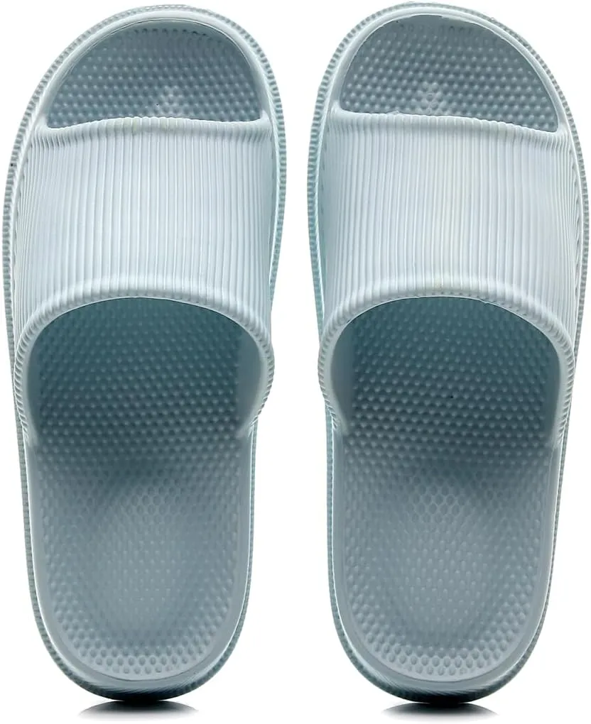 Crazy Lady Cloud Slippers for Women and Men Indoor & Outdoor Pillow Slippers Non Slip Quick Drying Shower Slides Bathroom Sandals Light Weight EVA Platform Environmental Friendly Casual Shoes