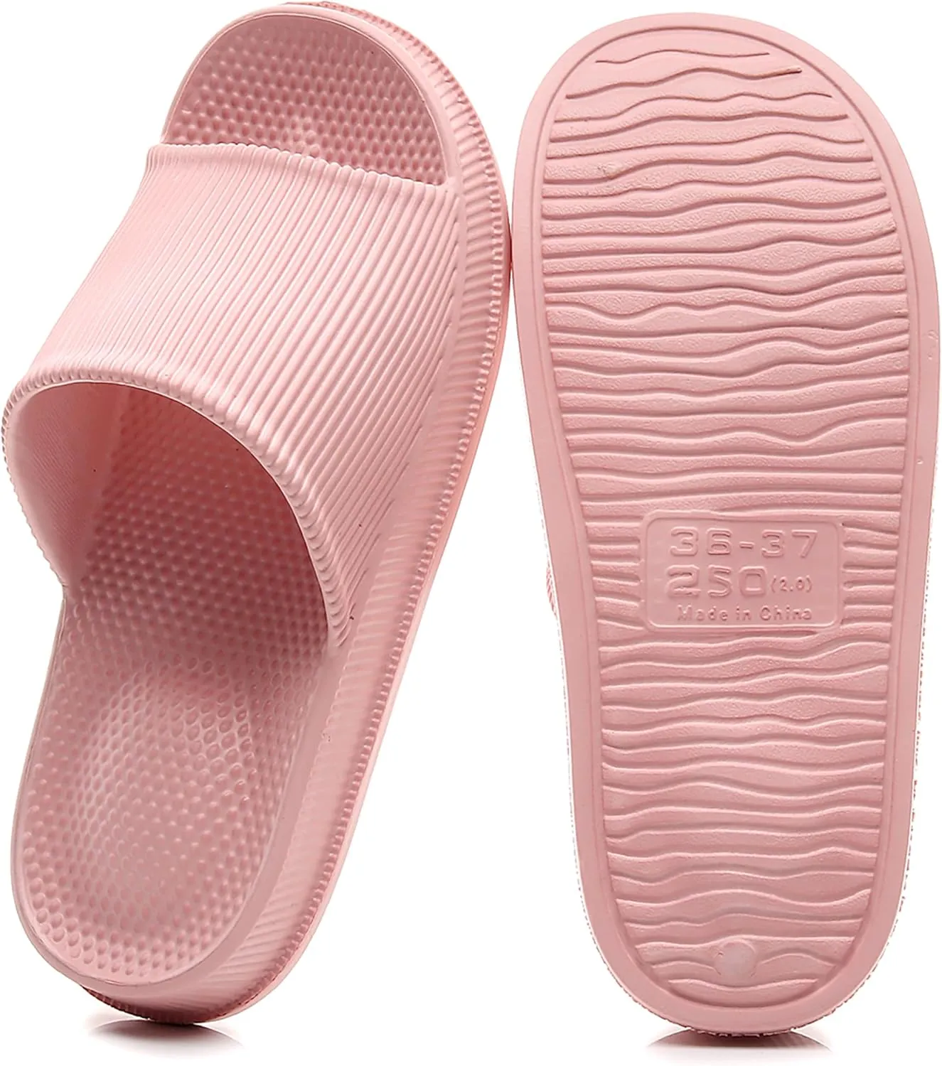 Crazy Lady Cloud Slippers for Women and Men Indoor & Outdoor Pillow Slippers Non Slip Quick Drying Shower Slides Bathroom Sandals Light Weight EVA Platform Environmental Friendly Casual Shoes