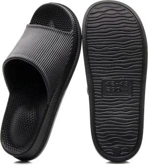 Crazy Lady Cloud Slippers for Women and Men Indoor & Outdoor Pillow Slippers Non Slip Quick Drying Shower Slides Bathroom Sandals Light Weight EVA Platform Environmental Friendly Casual Shoes