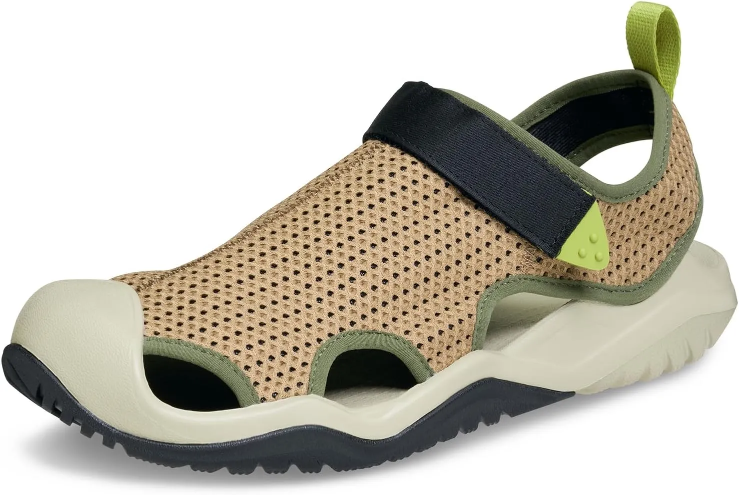 Crocs Men's Swiftwater Mesh Deck Sandals, Sepia, 8