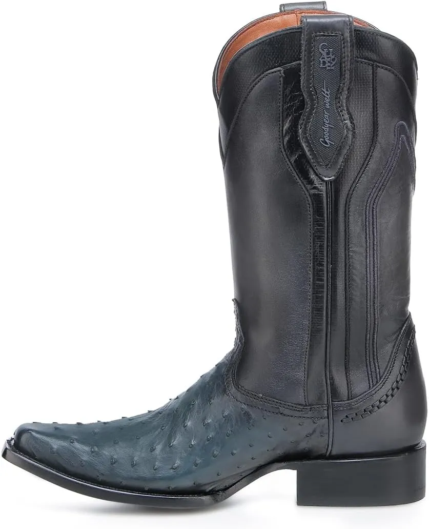 Cuadra Men's Ostrich Leather Western Boots