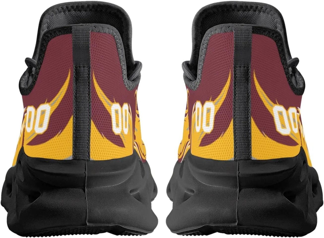 Custom Basketball Flex Control Sneakers Personalized Fan Men's Breathable Name Number Gift Workout Athletic Gym Slip-on Shoes