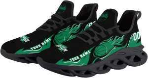 Custom Basketball Flex Control Sneakers Personalized Fan Men's Breathable Name Number Gift Workout Athletic Gym Slip-on Shoes