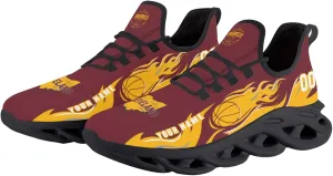 Custom Basketball Flex Control Sneakers Personalized Fan Men's Breathable Name Number Gift Workout Athletic Gym Slip-on Shoes