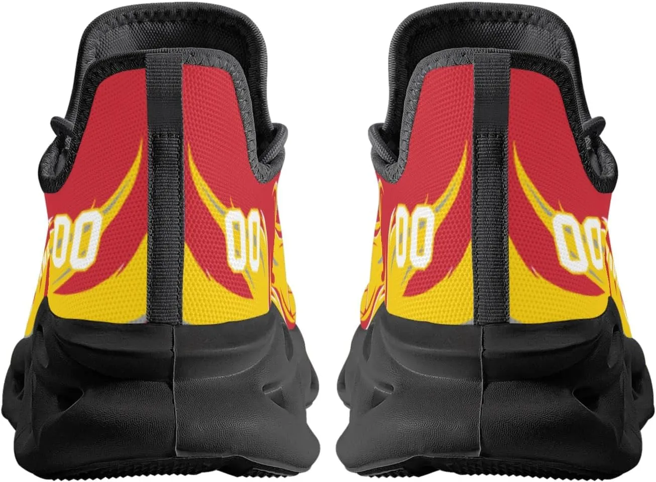 Custom Basketball Flex Control Sneakers Personalized Fan Men's Breathable Name Number Gift Workout Athletic Gym Slip-on Shoes