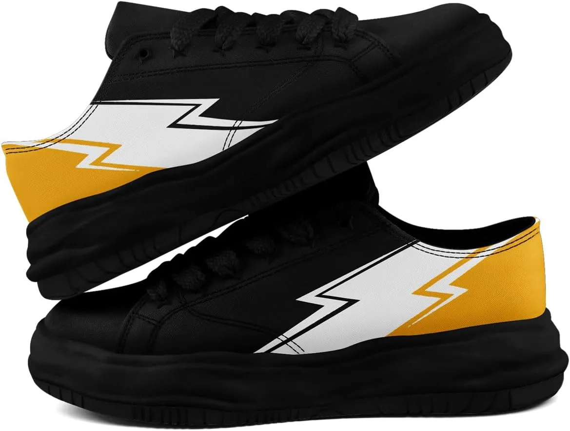 Custom Classic Low Top Canvas Sneakers Personalize Neutral Casual Platform Walking Shoes Comfortable Athletic Trainer